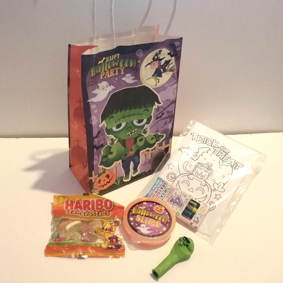 Halloween Party Bag with Slime