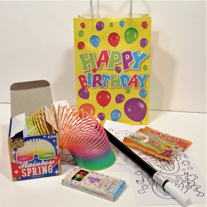 Magic Party Bag with Rainbow Spring